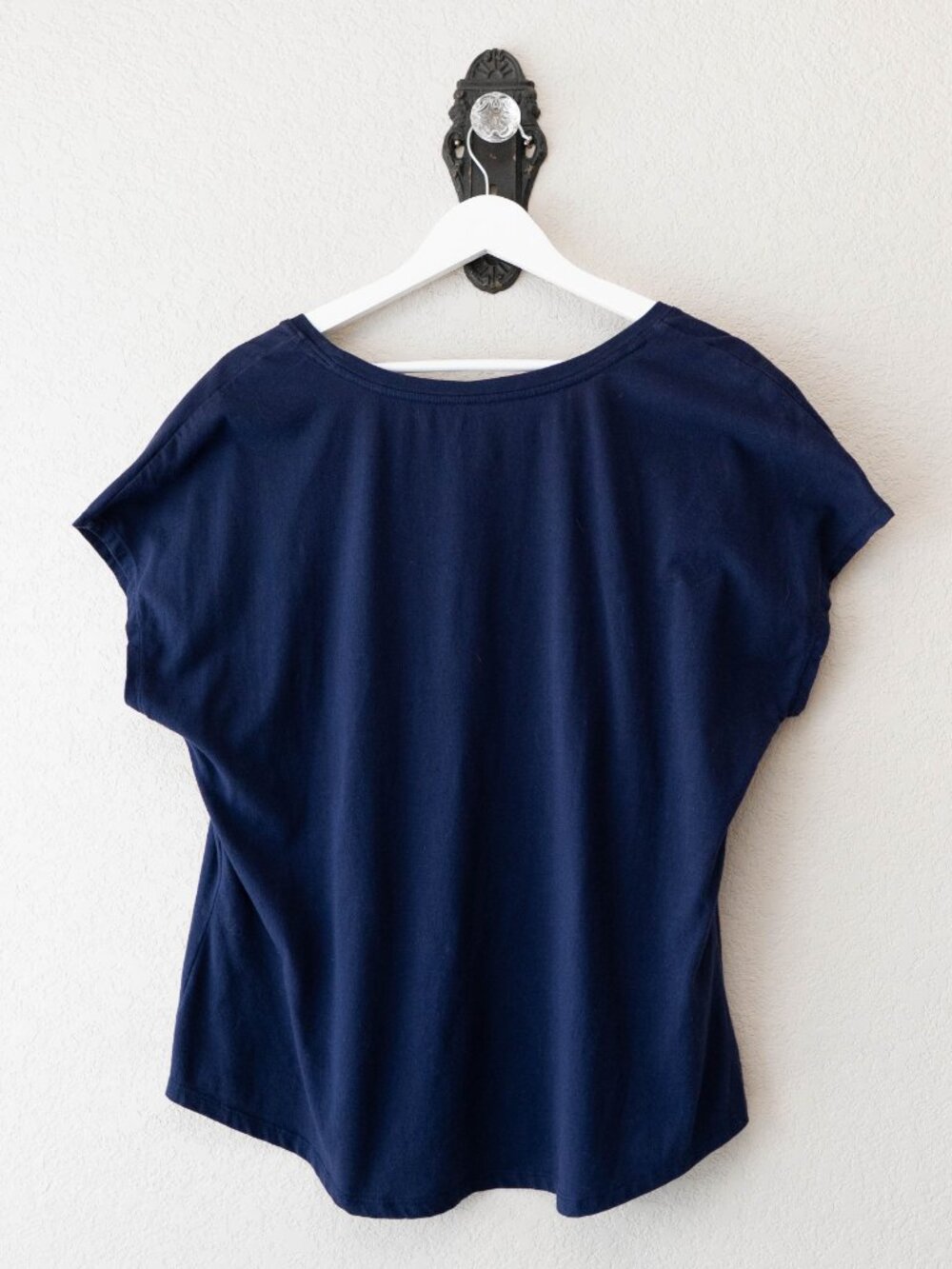 Lane Bryant Womens 14/16 Liberty Graphic Tee Navy Short Sleeve Americana - Picture 8 of 12